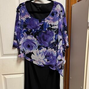 Connected Apparel Elegant Black Garment Size 16